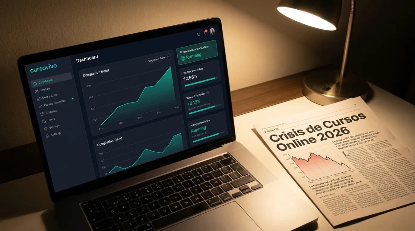6 soluciones para la crisis de cursos online (2026) — vista previa