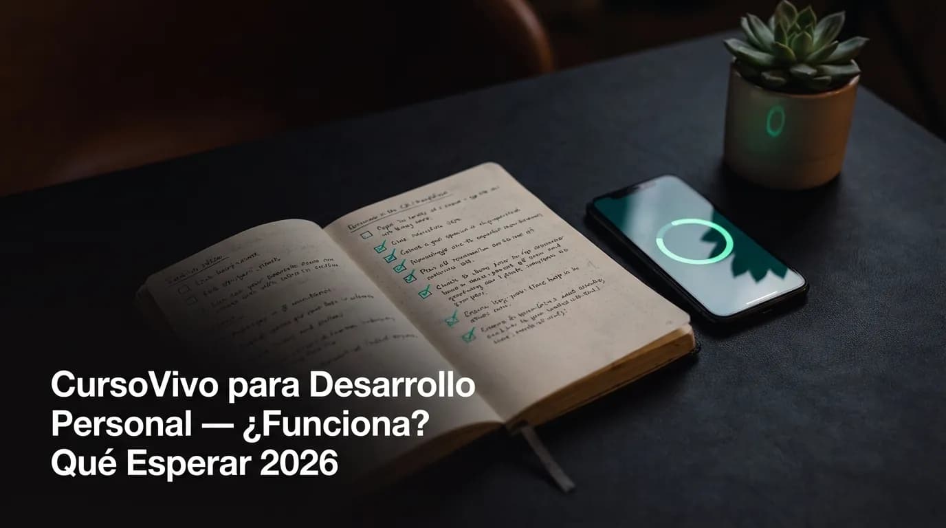 CursoVivo para Desarrollo Personal — ¿Funciona? Qué Esperar 2026