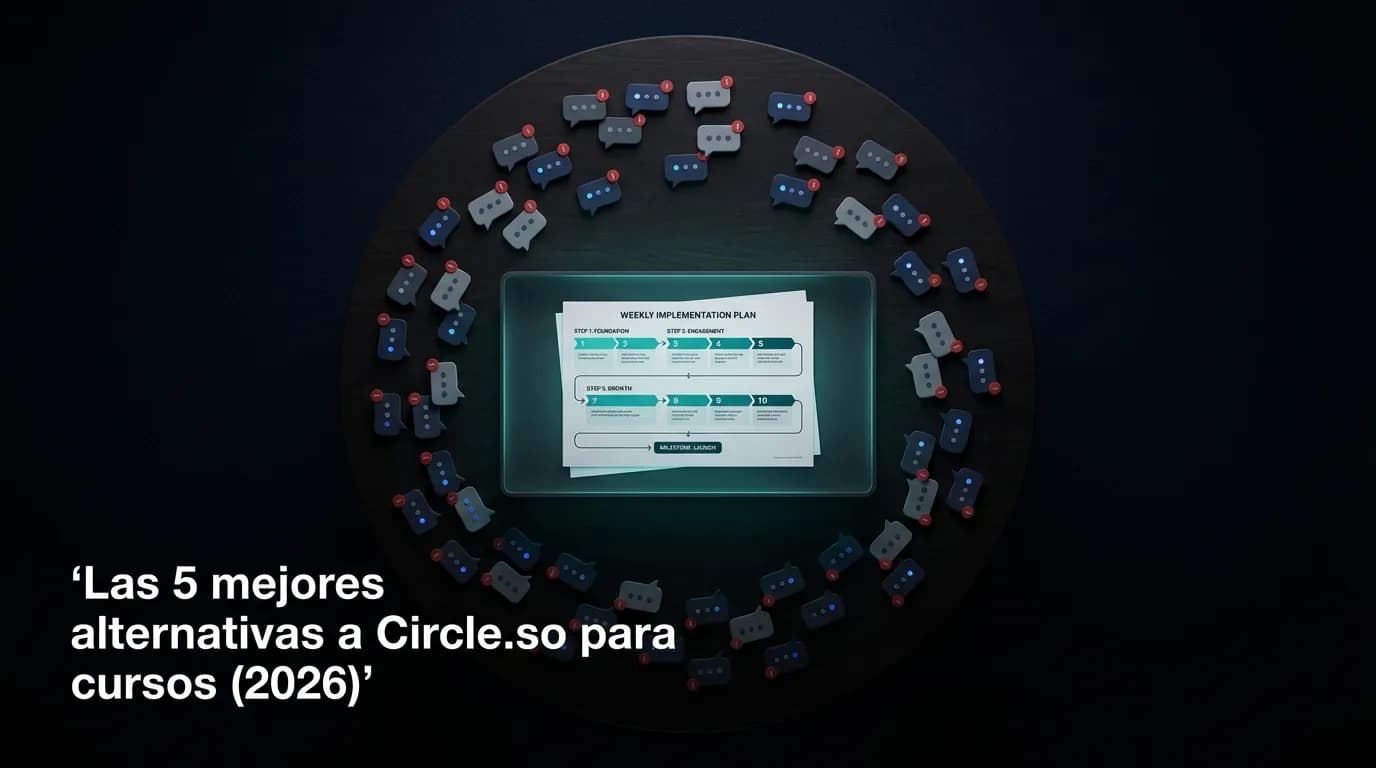 Las 5 mejores alternativas a Circle.so para cursos (2026)