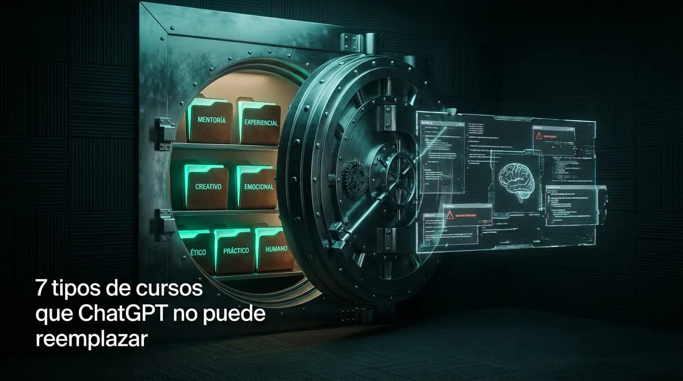 7 tipos de cursos que ChatGPT no puede reemplazar