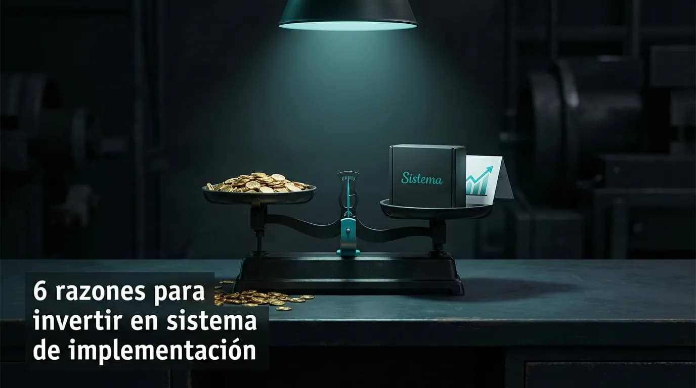 6 razones para invertir en sistema de implementación