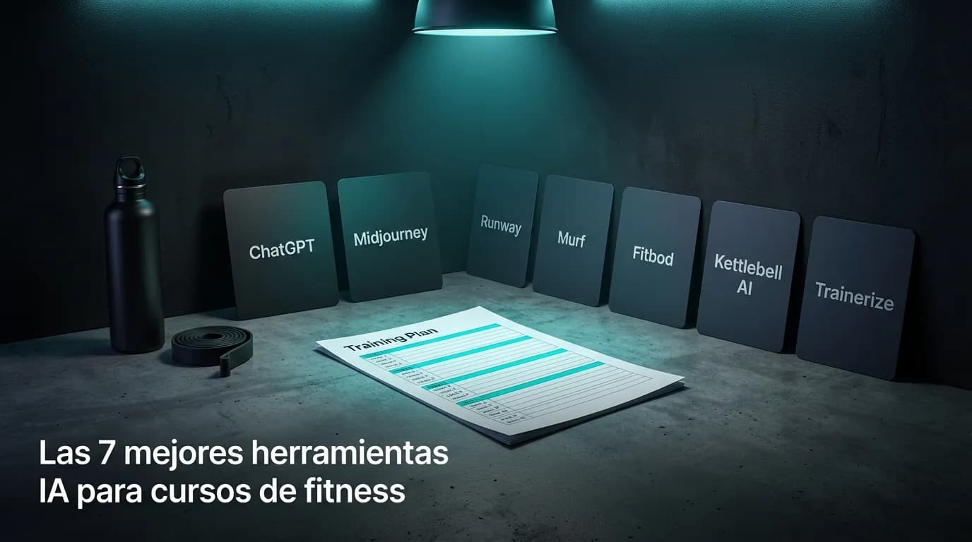 Las 7 mejores herramientas IA para cursos de fitness