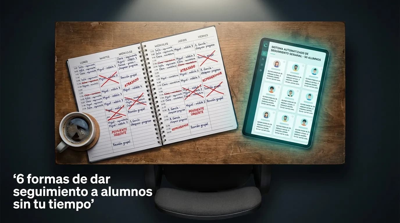 6 formas de dar seguimiento a alumnos sin tu tiempo