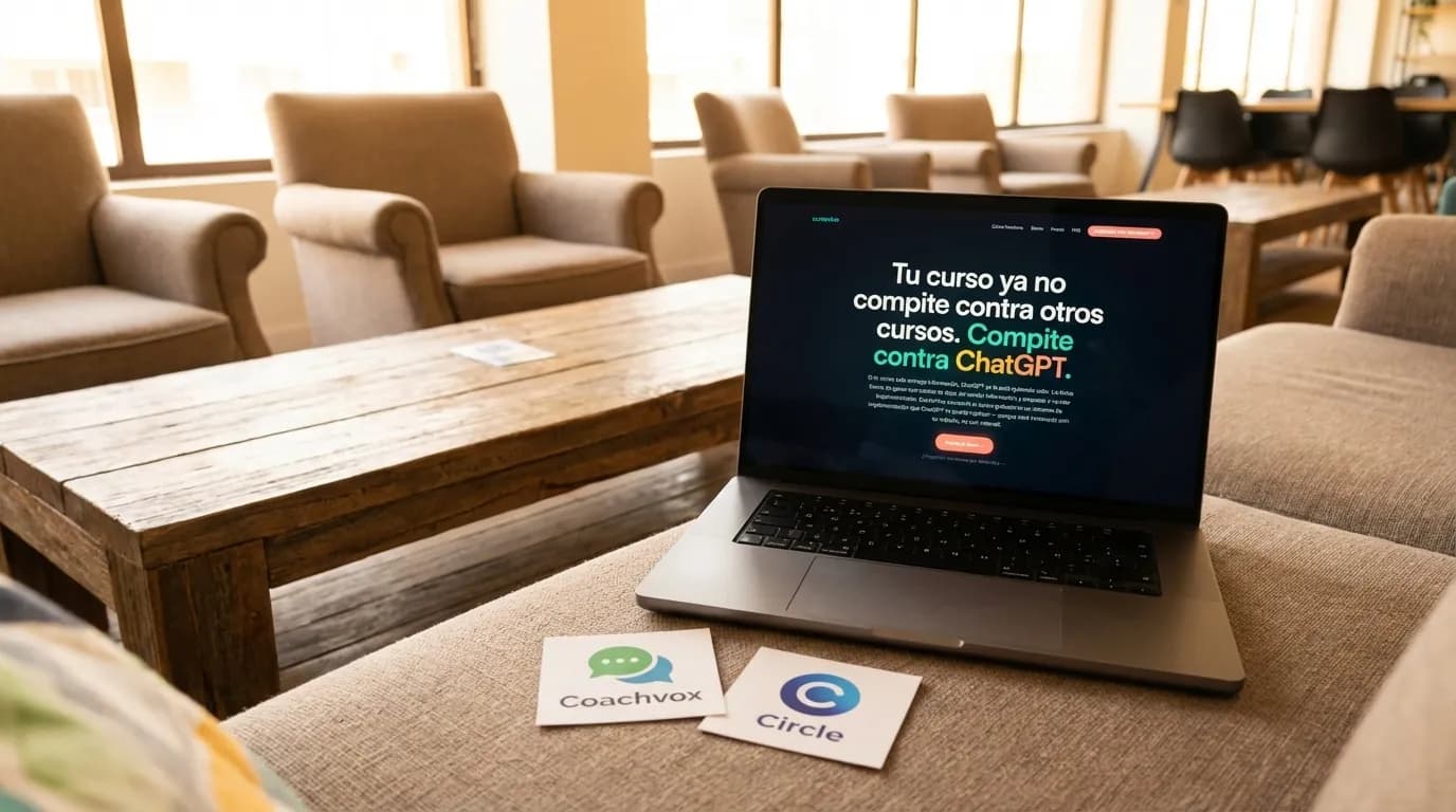 Coachvox vs Circle.so para cursos: cuál elegir (2026) — vista previa