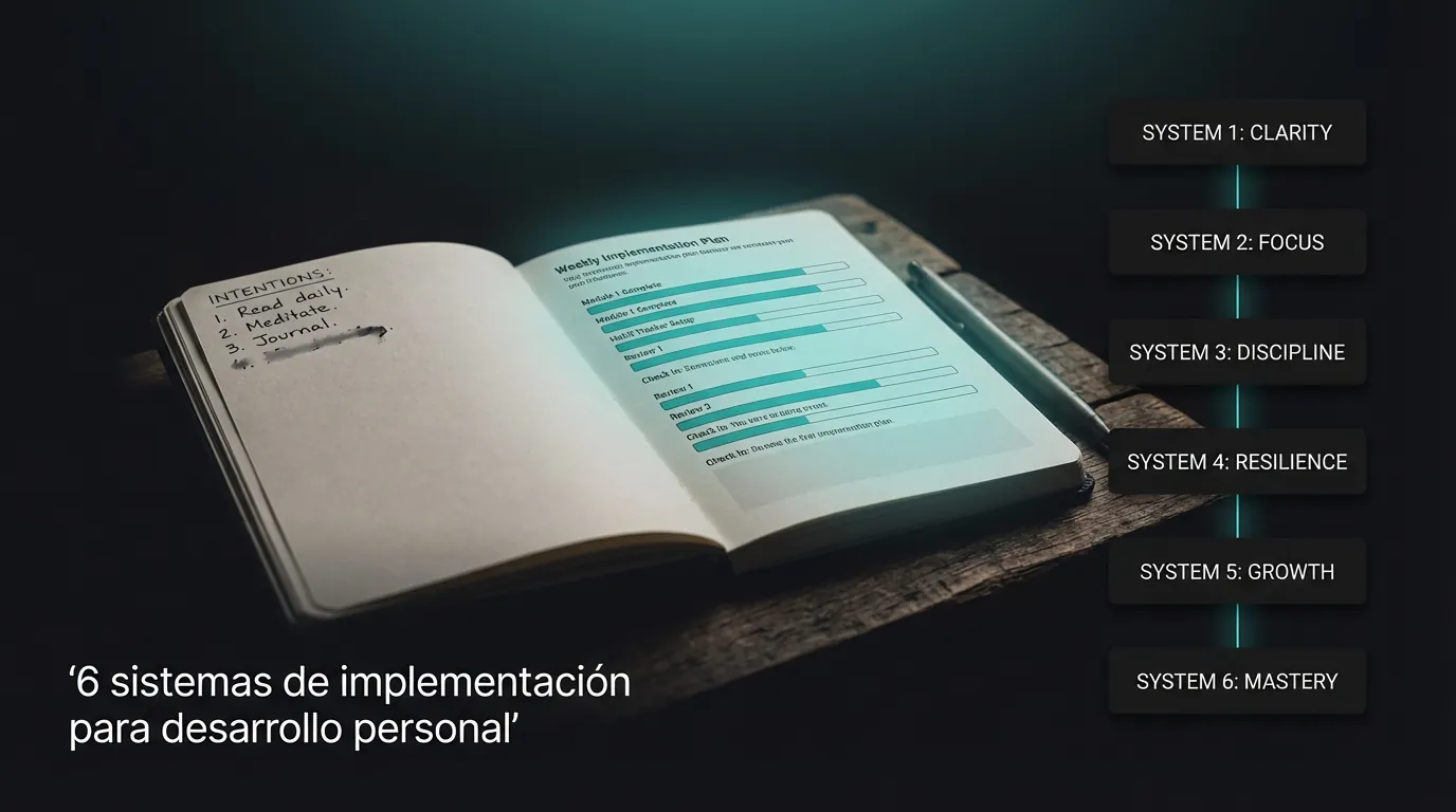 6 sistemas de implementación para desarrollo personal — CursoVivo